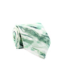 Chokore Shades of Green Silk Tie - Marble line