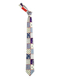 Chokore Blue & Red Silk Tie - Marine line