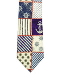 Chokore Blue & Red Silk Tie - Marine line