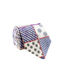 Chokore Blue & Red Silk Tie - Marine line