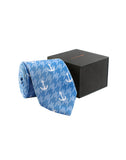 Chokoe Blue & White Anchor Tie - Marine line