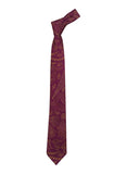 Chokore Burgundy & Yellow Silk Tie - Marine range