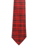 Chokore Red & Black Silk Tie - Plaids line