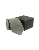 Chokore Dark Grey Twill Silk Tie - Solids line