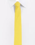 Chokore Lemon Green Twill Silk Tie - Solids line