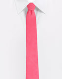 Chokore Fuschia Twill Silk Tie -Solids line