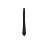 Black color silk tie for men