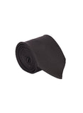 Black color silk tie for men