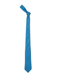 Light blue color silk tie for men