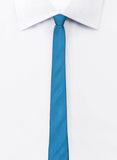 Light blue color silk tie for men