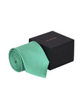 Dark Sea Green color silk tie for men