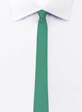 Dark Sea Green color silk tie for men