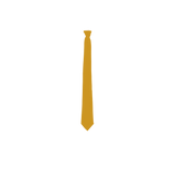 Yellow color silk tie for men