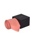 Rose Pink color silk tie for men