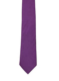 Purple color silk tie for men