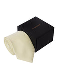 Chokore Off White Silk Tie - Solids line
