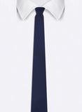 Chokore Navy Blue Silk Tie - Solids line