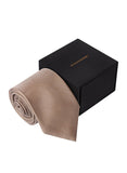 Chokore Beige Silk Tie - Solids line