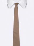 Chokore Beige Silk Tie - Solids line