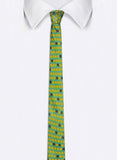 Chokore Multi-colour Elephants Silk Tie - Wildlife range