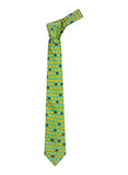 Chokore Multi-colour Elephants Silk Tie - Wildlife range