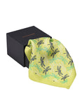 Chokore Green Dragonfly Silk Pocket Square from the Wildlife range