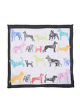 Chokore White Canine Silk Pocket Square from the Wildlife range