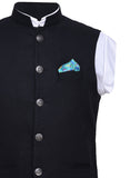 Chokore Multi-coloured Fishes Silk Pocket Square from the Wildlife range