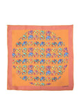 Chokore Multi-coloured Elephants Silk Pocket Square from the Wildlife range