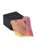 Chokore Green & Purple Zebra Silk Pocket Square from the Wildlife range