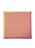Chokore Green & Purple Zebra Silk Pocket Square from the Wildlife range