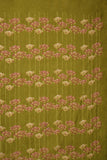 Printed Mehandi Green Silk Stole for Women