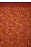 Printed  Red & Orange Silk Stole for Women