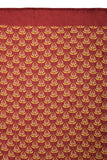 Printed Red & Yellow Silk Stole for Women